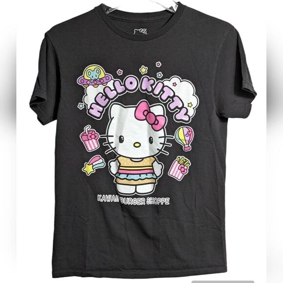 Sanrio Hello Kitty Black Graphic Tee - Picture 1 of 4